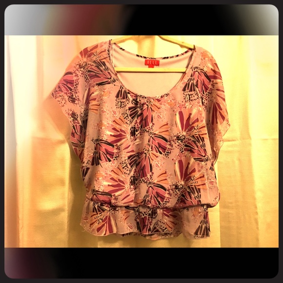 Pretty, Cool & Comfortable, Abstract Floral Blouse - Picture 1 of 5